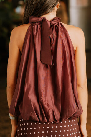 AMAE blouse bordeaux AMAE blouse bordeaux