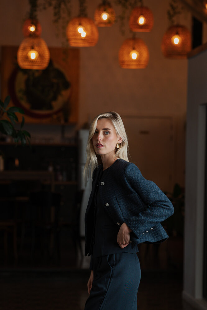 ZENAIDE veste bleu marine ZENAIDE veste bleu marine