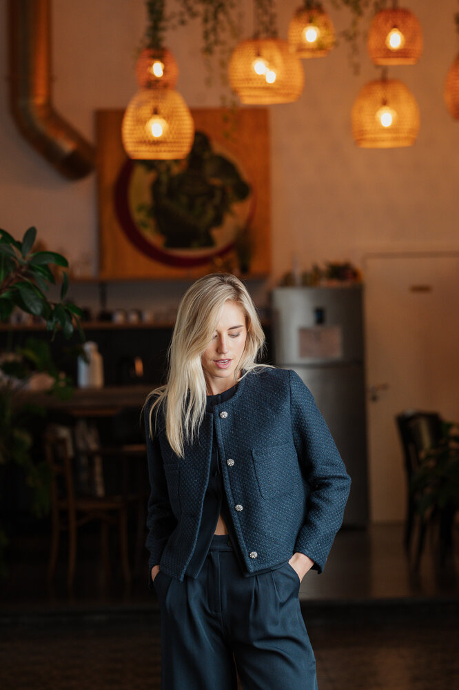 ZENAIDE veste bleu marine ZENAIDE veste bleu marine