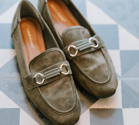 SARAI mocassins vert