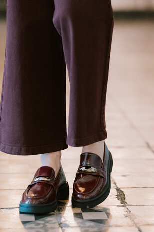 THECLE mocassins bordeaux THECLE mocassins bordeaux