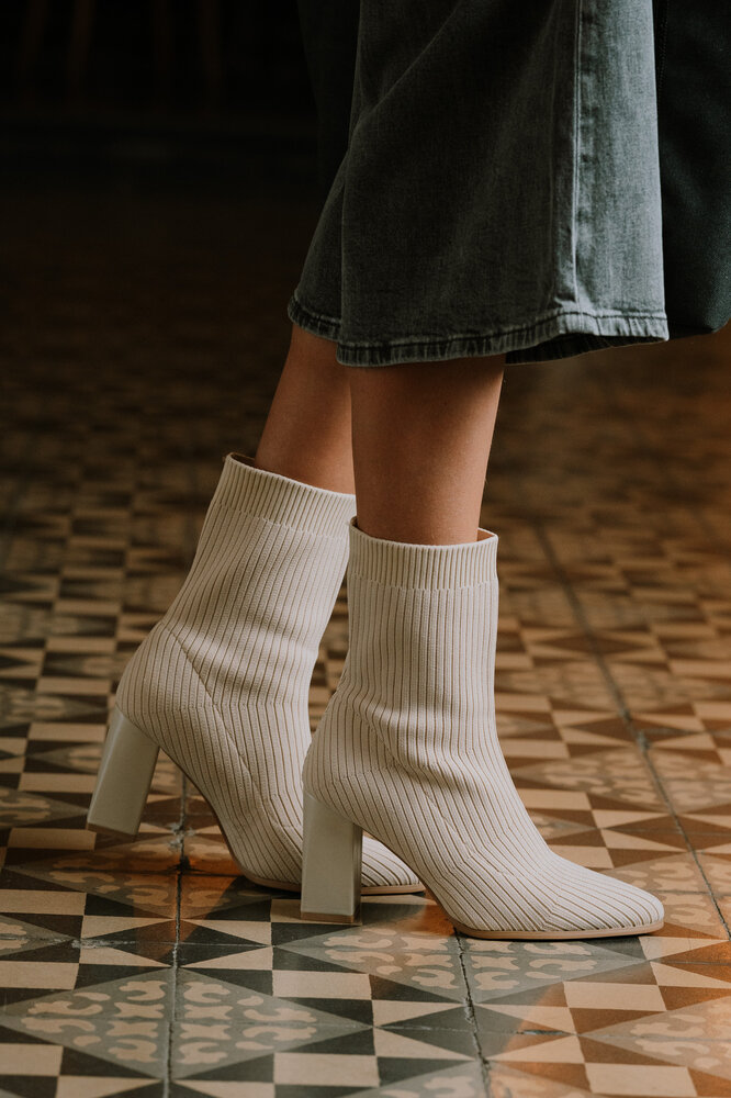 ROBIN bottines beiges