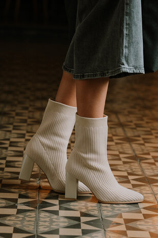 ROBIN bottines beiges