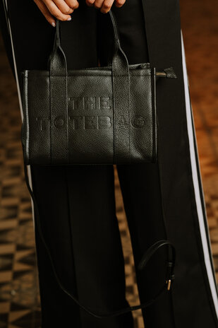 TOTEBAG sac similicuir noir TOTEBAG sac similicuir noir