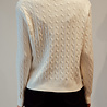 SUZANNE pull torsadé blanc SUZANNE pull torsadé blanc