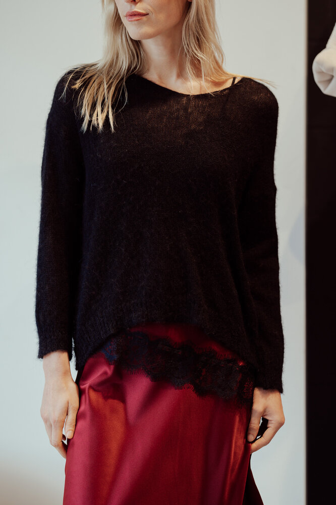 MAHAULT pull fin noir MAHAULT pull fin noir