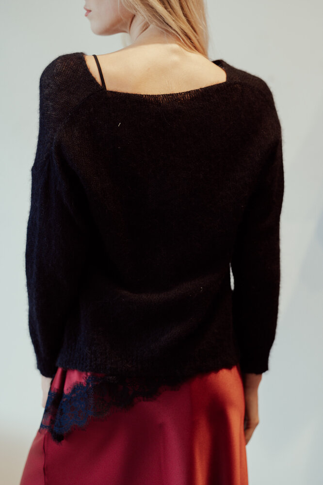 MAHAULT pull fin noir MAHAULT pull fin noir