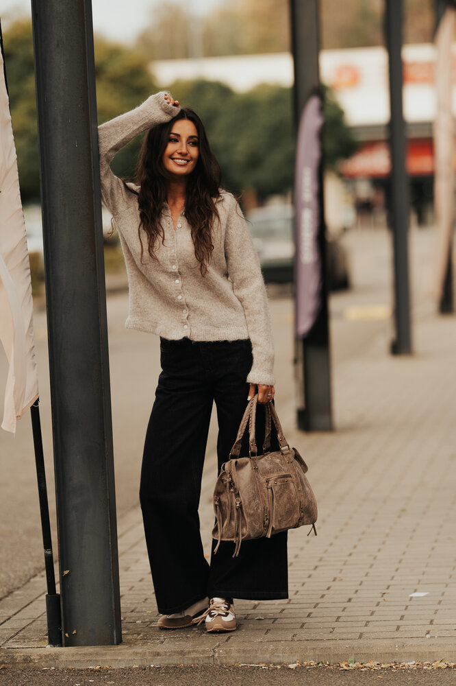 JOSEPHINE gilet taupe JOSEPHINE gilet taupe