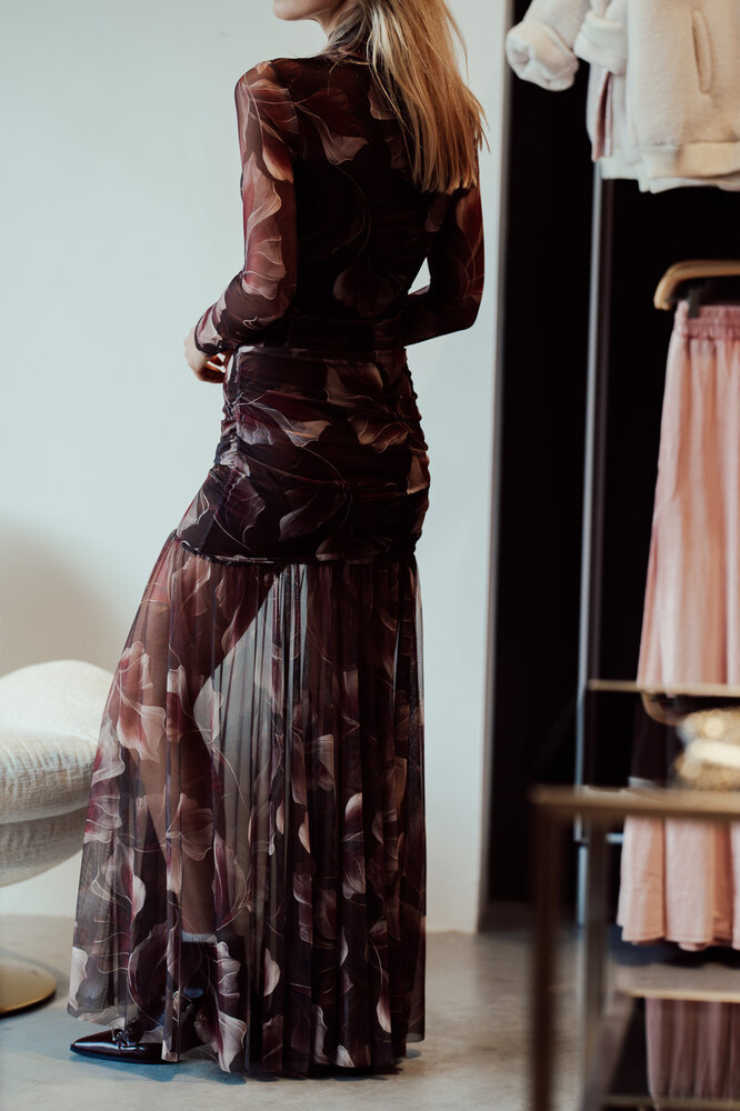 NOA longue robe marron NOA longue robe marron