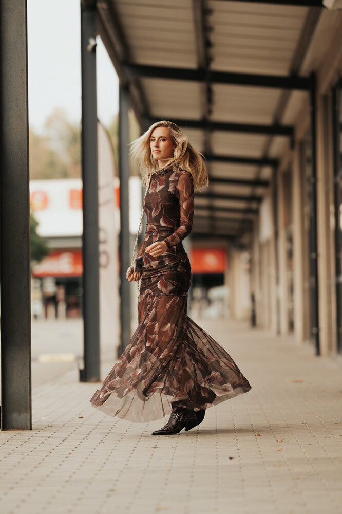 NOA longue robe marron NOA longue robe marron