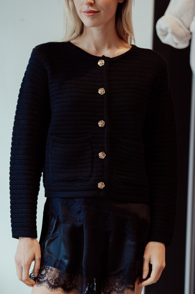 JACKIE gilet noir JACKIE gilet noir