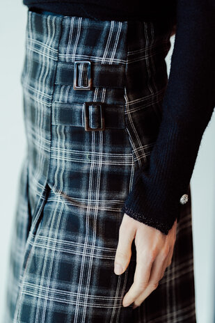 SIBELLE longue jupe noir