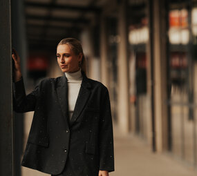 KIM blazer gris