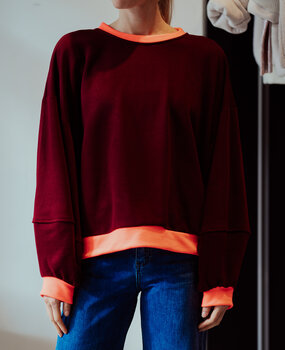 LOU pull bordeaux LOU pull bordeaux