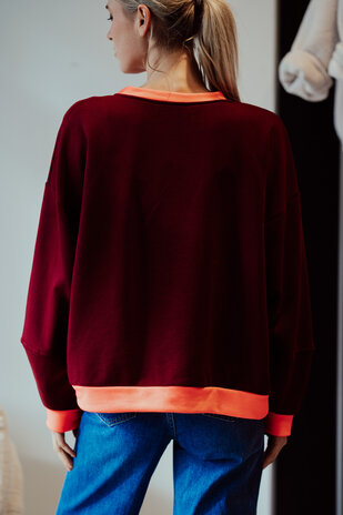LOU pull bordeaux