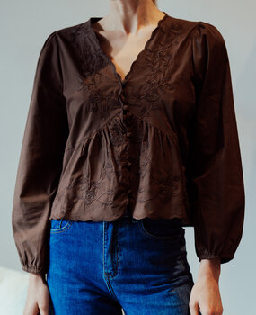 SOLEYA chemise choco