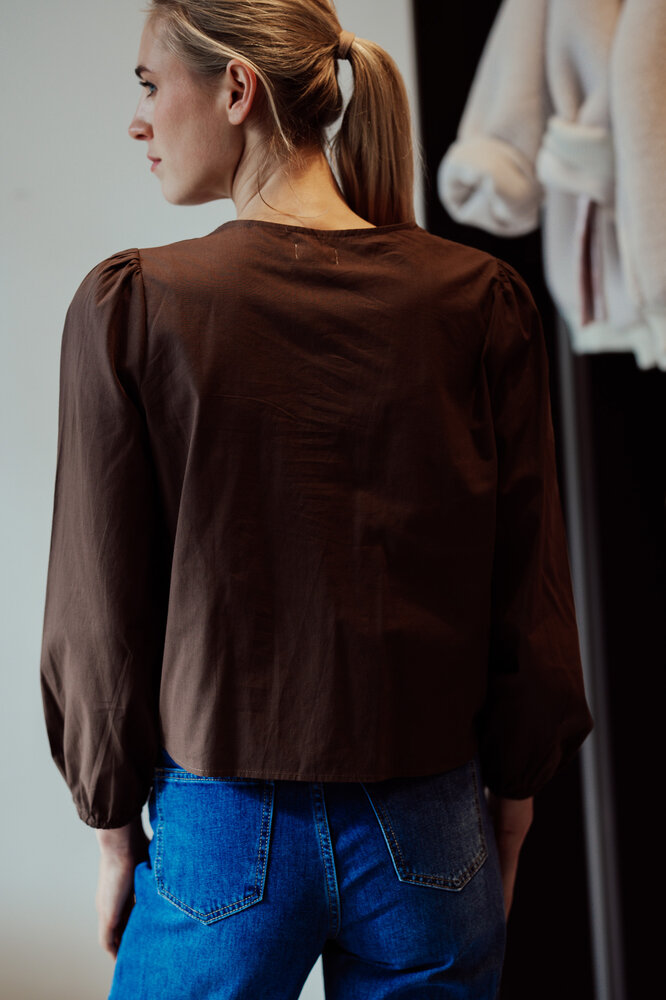 SOLEYA chemise choco SOLEYA chemise choco