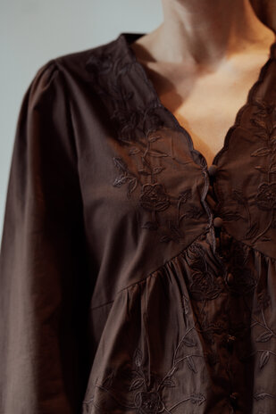 SOLEYA chemise choco