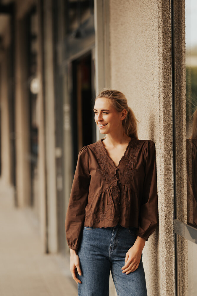 SOLEYA chemise choco SOLEYA chemise choco