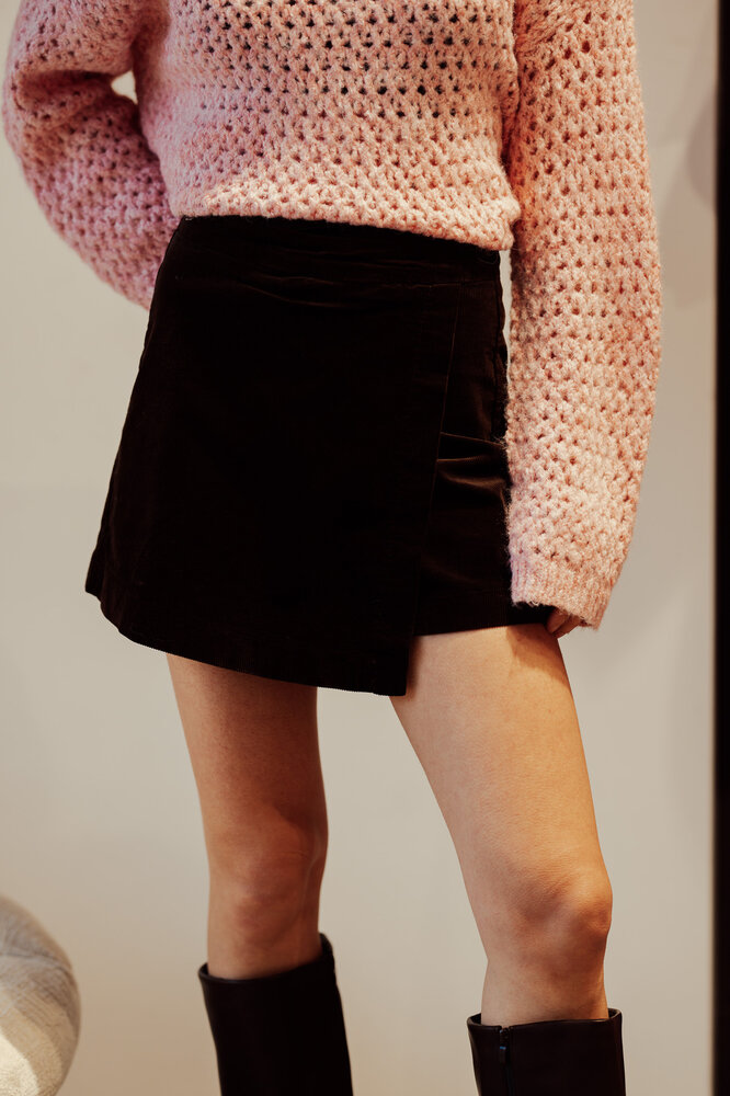 ORELLE short-jupe chocolat ORELLE short-jupe chocolat