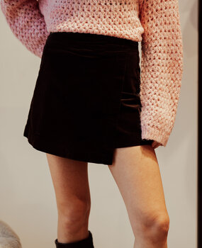 ORELLE short-jupe chocolat ORELLE short-jupe chocolat
