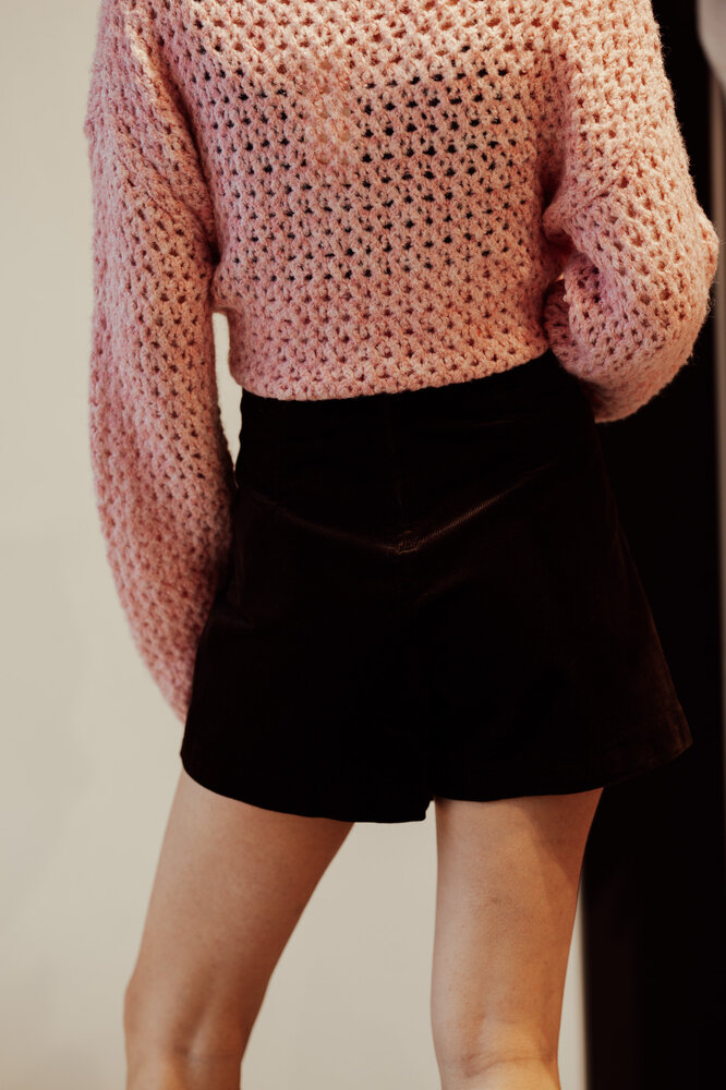 ORELLE short-jupe chocolat ORELLE short-jupe chocolat