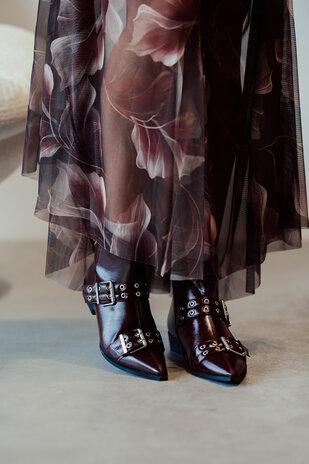 CHIARA bottines bordeaux CHIARA bottines bordeaux