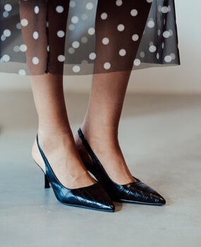 CLEOPHE sandale à talon noir