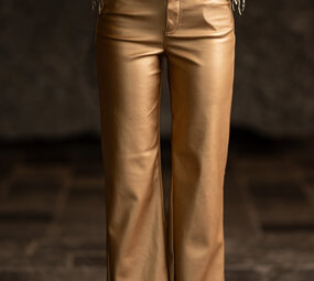 BARBARA pantalon doré