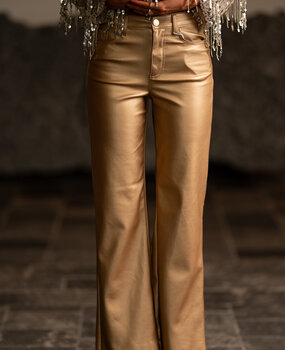 BARBARA pantalon doré