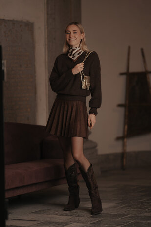 SIBYLLE jupe marron SIBYLLE jupe marron