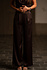 AMBRE pantalon satin marron