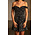 DORINE robe noir à sequins