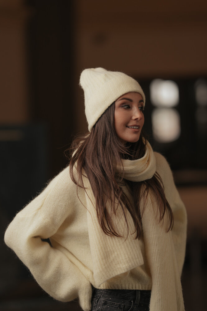 LYSE bonnet jaune clair LYSE bonnet jaune clair