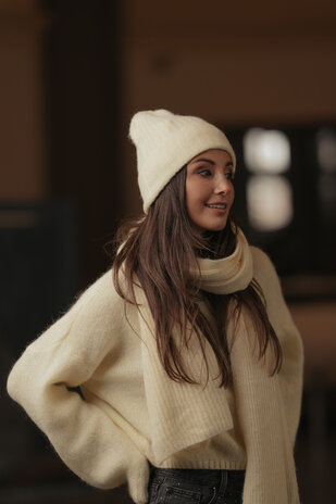 LYSE bonnet jaune clair LYSE bonnet jaune clair