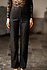 DORALIE pantalon noir brillant DORALIE pantalon noir brillant