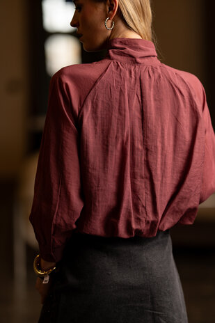 ELOVE blouses bordeaux