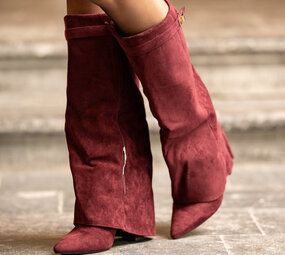 KELLY bottes hautes bordeaux