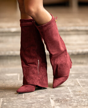 KELLY bottes hautes bordeaux