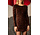 FAELINE robe choco à sequins