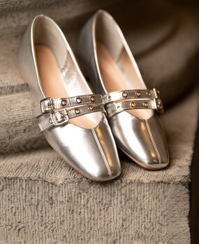 INAYA ballerines argentées