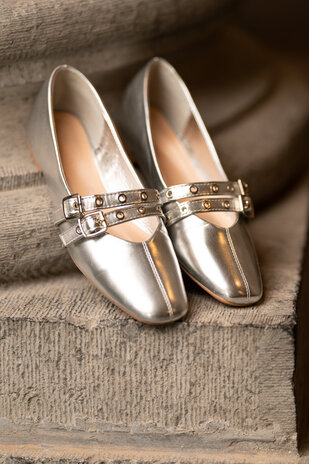 INAYA ballerines argentées