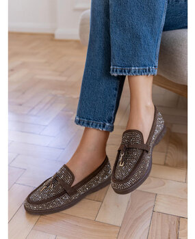 MAELIS mocassins bruns