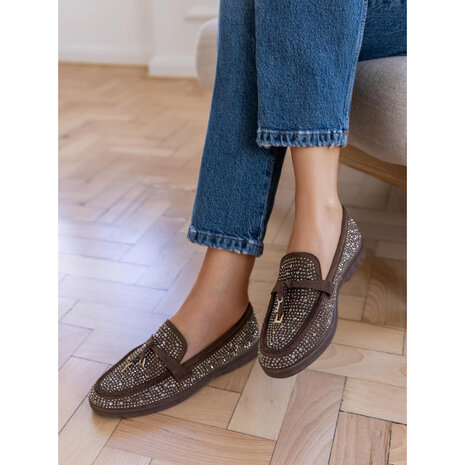 MAELIS mocassins bruns