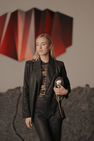 LIORA body en dentelle noire