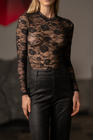 LIORA body en dentelle noire