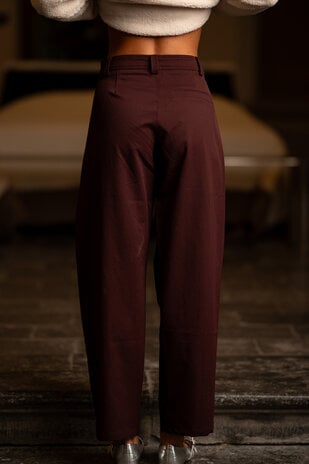 BARREL pantalon bordeaux