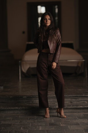 BARREL pantalon bordeaux