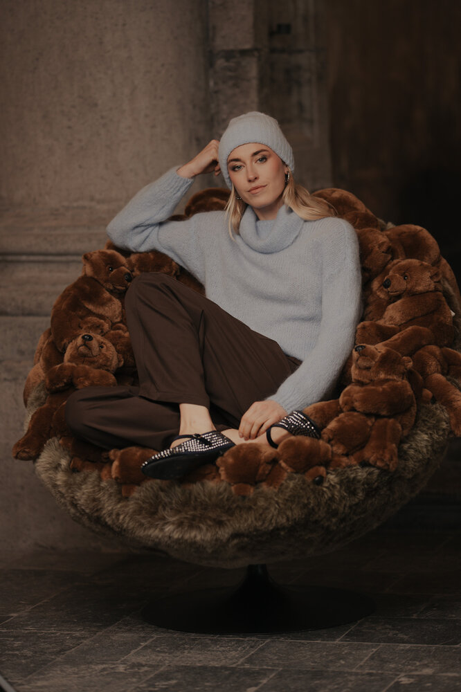 BARREL pantalon choco