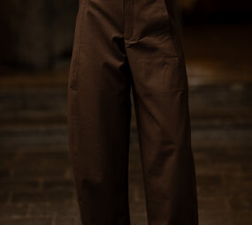 BARREL pantalon choco